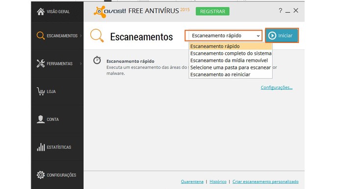 Remover Vírus com Avast