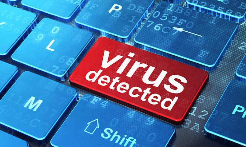 vírus em dispositivos